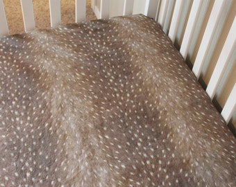 fawn crib sheet