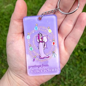 2000s Neopets Faeries acrylic keychain