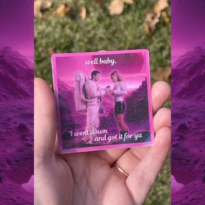 Britney Spears Oops! I Did It Again music video astronaut dotted holographic sticker