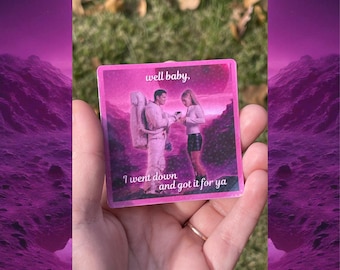 Britney Spears Oops! I Did It Again music video astronaut dotted holographic sticker