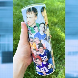 Copo fino de 20 onças dos Backstreet Boys dos anos 90 e 2000