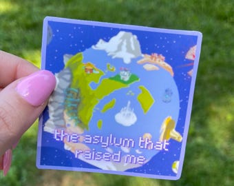 Neopets 2000s asylum sticker