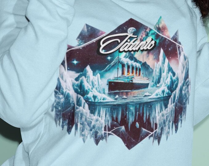 Parody Galaxy Titanic Crewneck - 90s Movie Inspired Celestial Pullover for Space Lovers