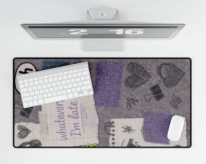 Whimsical Desk Mats for Creative Spaces, Home Office Decor, Funny Desk Accessories, Motivational Workspace Gifts, Unique Office Essentials