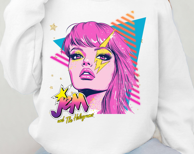 Nostalgic 80s Cartoon Parody Crewneck: Retro TV Show Inspired Pullover for Pop Culture Lovers