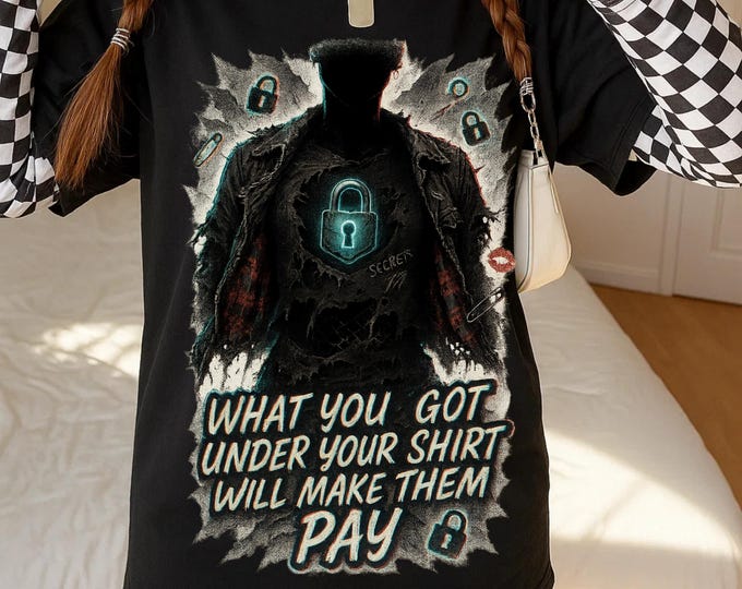 Witty Graphic Tee: "What's Under Your Shirt" Unisex Streetwear