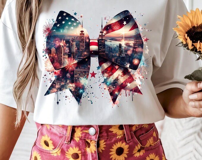 Parody Patriotic Tee, Independence Day Shirt, Red White Blue Top, USA Flag T-Shirt, July 4th Outfit