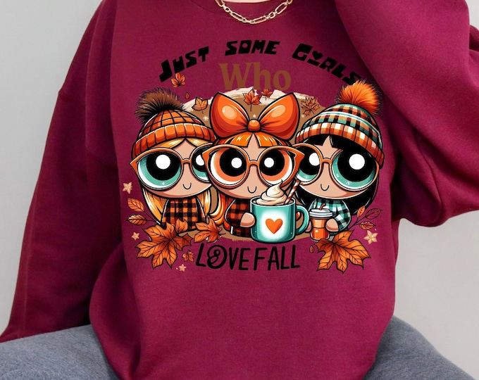 Parody Personalized Autumn Lovers Sweatshirt - Cozy Fall Fashion for Girls with Pumpkin Spice Vibes