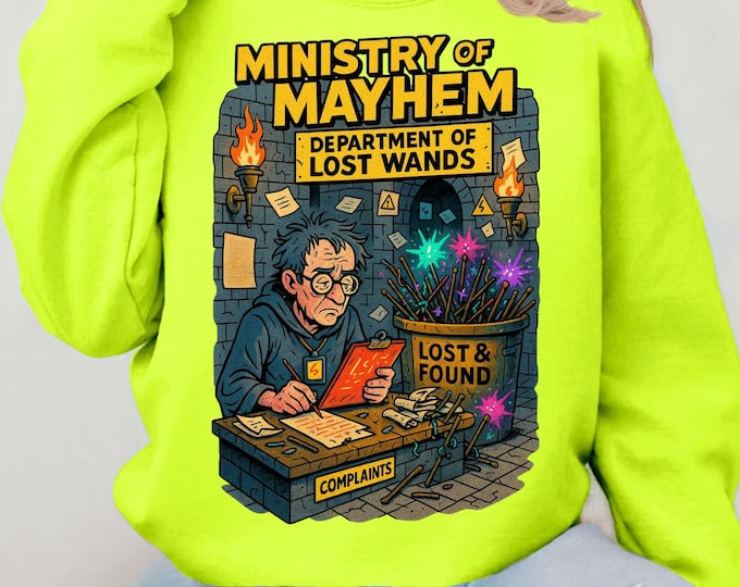 Magic School Lost Wand Department Shirt: Wizardry Humor, Fantasy Parody Gift for Spell Enthusiasts