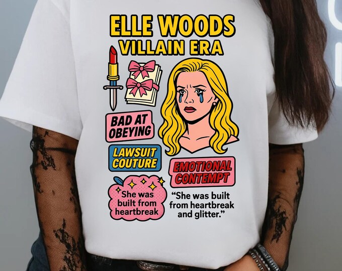 Sorority Villain Era Graphic Tee: Funny Unisex Pop Culture Movie Fan T-Shirt for Empowerment