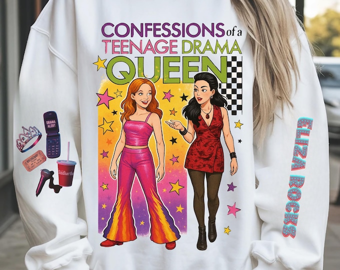 Parody Teenage Drama Queen Sweatshirt: Fun Crewneck for Teens