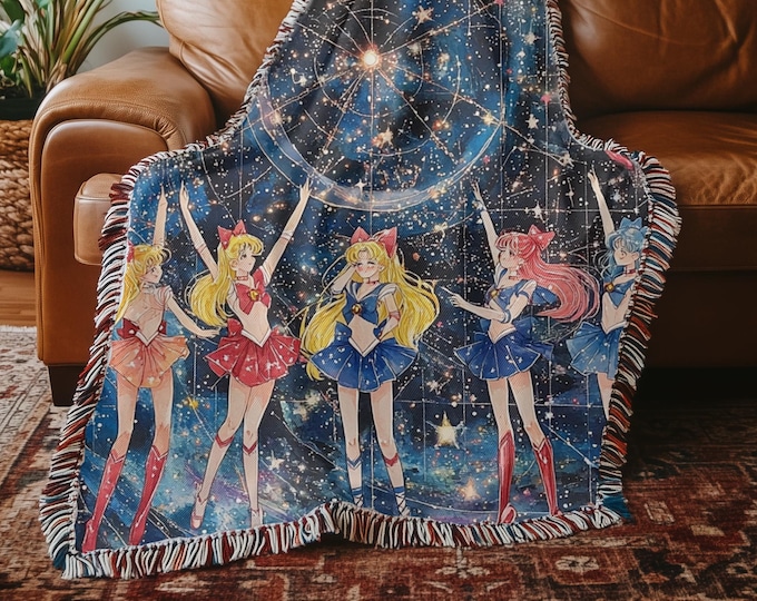 Moon Princess Woven Blanket: Magical Girl Anime Parody