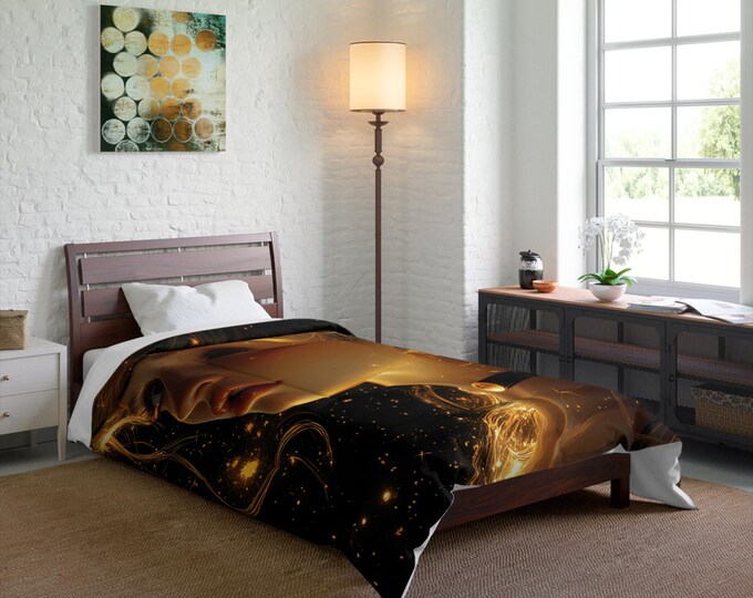 Personalized Starlight Guardian Fleece Throw: Cozy Mercury-Inspired Quilted Comforter for Stargazers