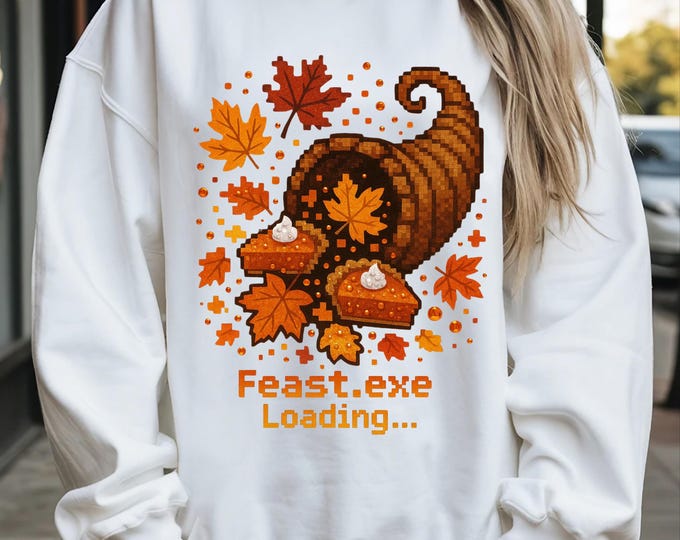 Cozy Autumn Thanksgiving Sweatshirt: Casual Family Gathering Apparel, Fall Fashion Gift