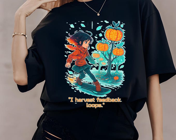 Harvest Pumpkin Crewneck Sweatshirt: Cozy Fall Apparel