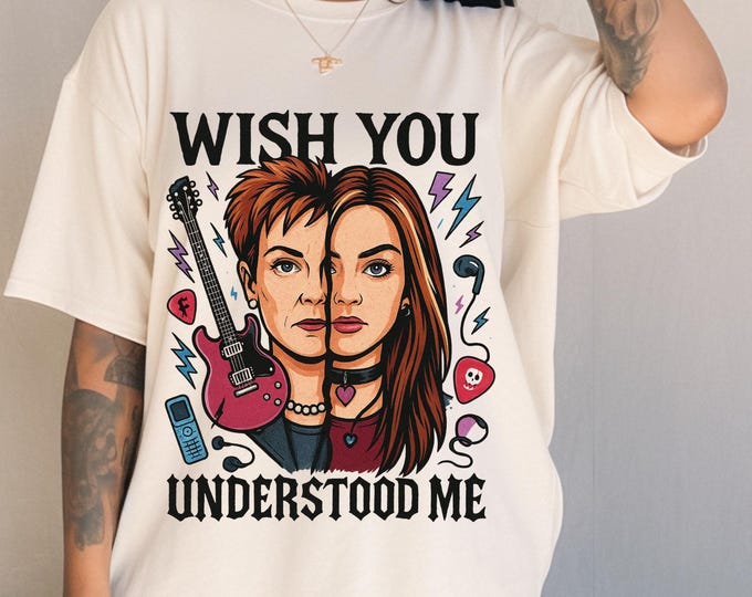 Rock and Roll Graphic Tee: 'Wish You Understood Me' Unisex Concert Shirt