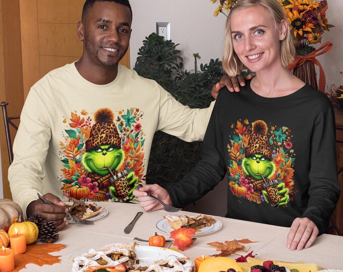 Sarcastic Grumpus Fall Sweatshirt: Unisex Thanksgiving Pullover for Autumn Humor Lovers