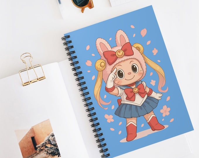 Parody Kawaii Anime Spiral Notebook: Colorful Stationery for Students, Artists, and Journaling Enthusiasts