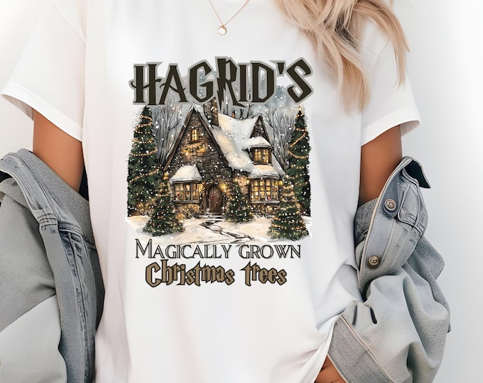 Parody Customizable Enchanted Holiday Tree T-Shirt: Festive Yuletide Wear for Magical Christmas Spirit