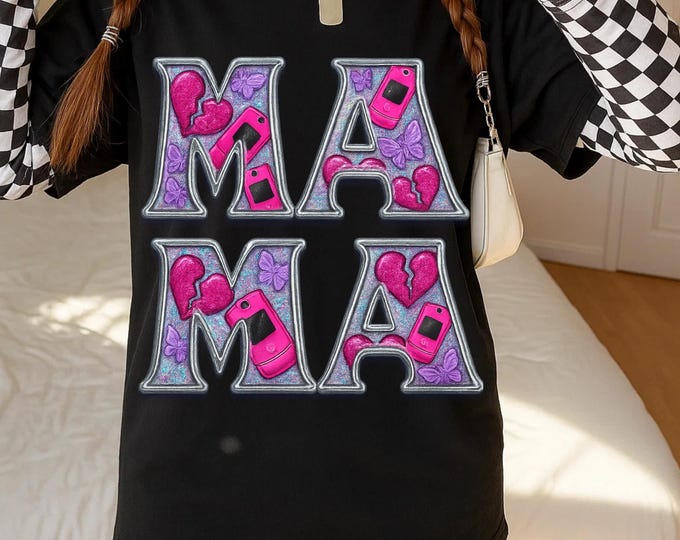 Parody Funny Mama Graphic Tee, Unisex Cotton T-Shirt, Gift for Moms, Casual Wear for Parents, Mother's Day T-Shirt, Family Gathering Shirt