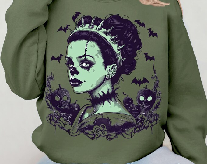 Vintage Halloween Sweatshirt: Retro Spooky Season Pullover