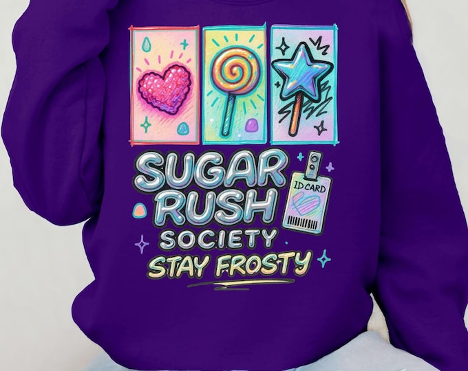 Festive Candy Land Nutcracker Christmas Sweatshirt: Cozy Y2K Holiday Jumper for Sweet Tooth Lovers