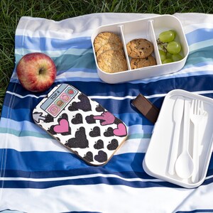 Heart Bento Box for Kids: Eco-Friendly Lunch Container with Bamboo Lid image 5