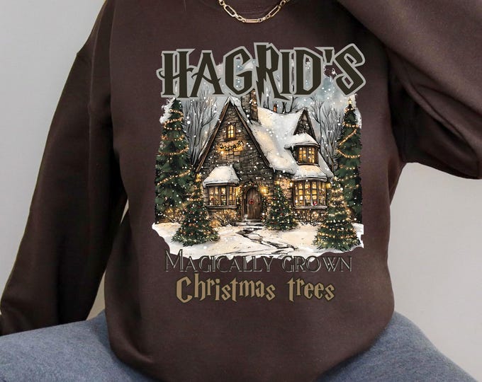 Parody Cozy Winter Wonderland Christmas Tree Farm Sweatshirt - Vintage Holiday Crewneck Gift for Her