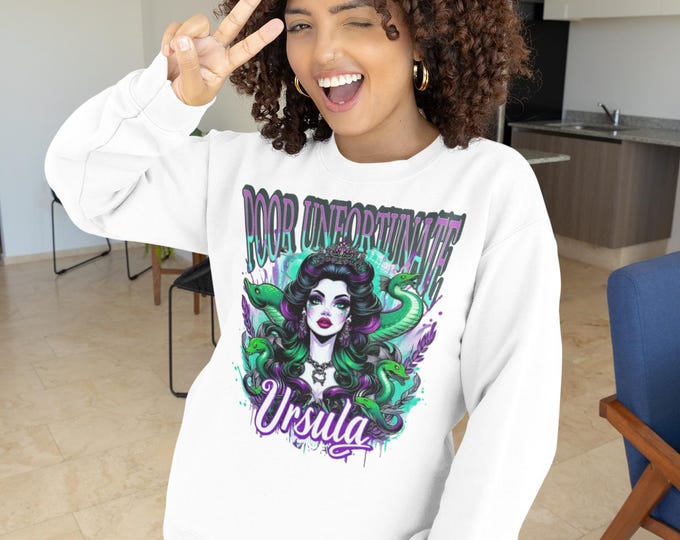 Sea Witch Parody Sweatshirt: Ursula Fan Crewneck
