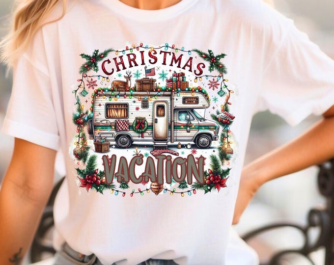 Parody Personalizable Christmas Vacation tshirt - Festive Holiday Apparel