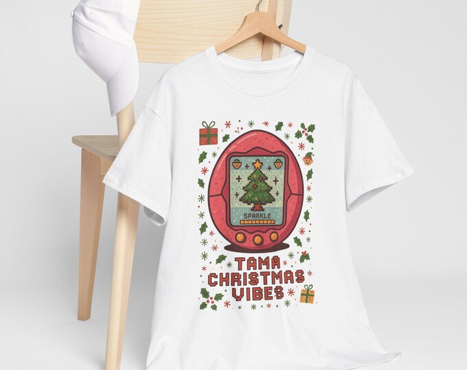 Festive Christmas Vibes Unisex Cotton Tee | Holiday Party Shirt | Casual Graphic Apparel Gift
