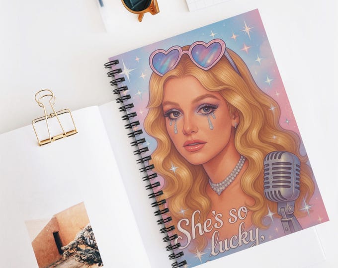 Parody Vibrant Inspirational Spiral Notebook: Cute Stationery for Students, Journaling & Gifts