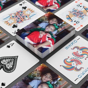 Carte da poker personalizzate: mazzo da gioco personalizzato per la festa del papà, la festa della mamma e le serate al casinò