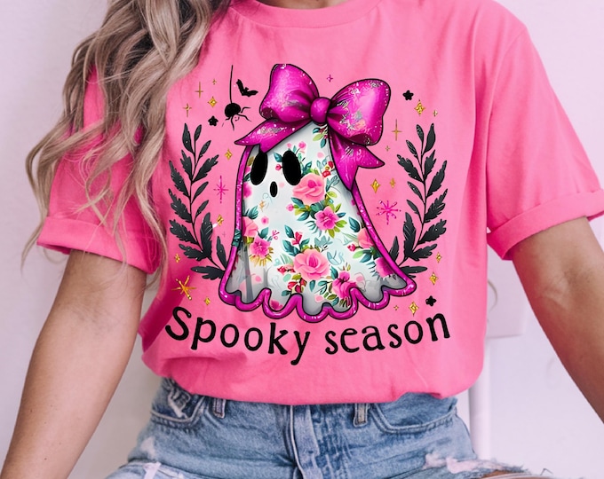 Parody Spooky Ghost Unisex T-Shirt: Halloween Fall Fashion, Cute Casual Wear, Gift for Ghost Lovers