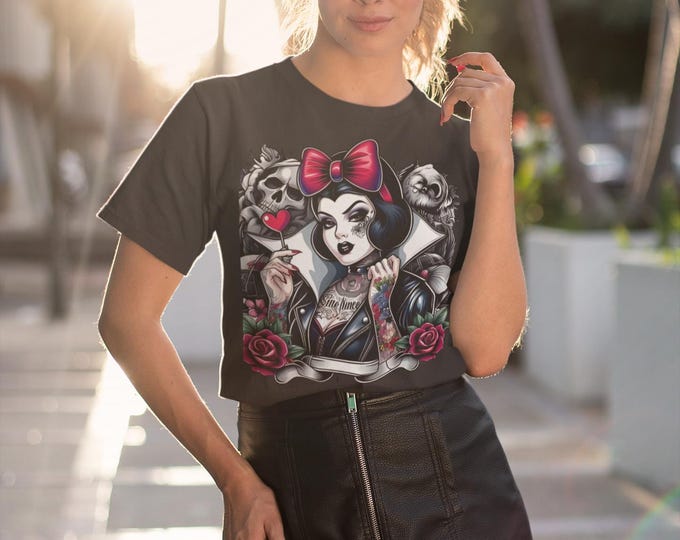 Parody Vintage Tattoo Style Unisex Heavy Cotton Tee - Gothic Fashion, Alternative Style, Statement Shirt, Unique Gift, Everyday Wear