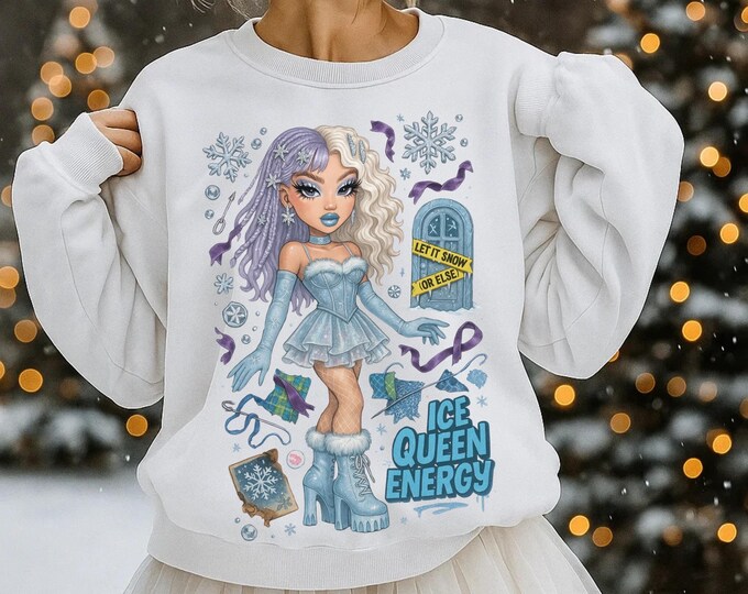 Queen Energy Crewneck Sweatshirt: Unisex Cozy Loungewear