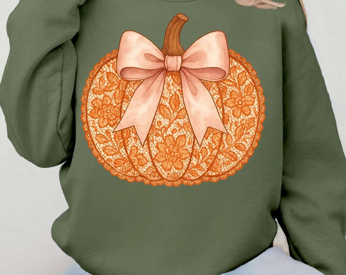 Autumn Pumpkin Crewneck Sweatshirt | Cozy Fall Style, Seasonal Clothing, Halloween Sweater, Thanksgiving Gift, Unisex Casual Wear