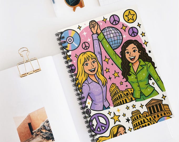 Parody Colorful Friendship Spiral Notebook - Ruled Line, Cute Journal, Teen Gift, Inspirational Stationery, Back to School Supplies