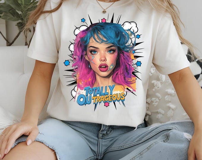 Parody Personalized Jem and the Holograms 80s Cartoon Parody T-Shirt | Unisex Retro TV Show Cotton Tee