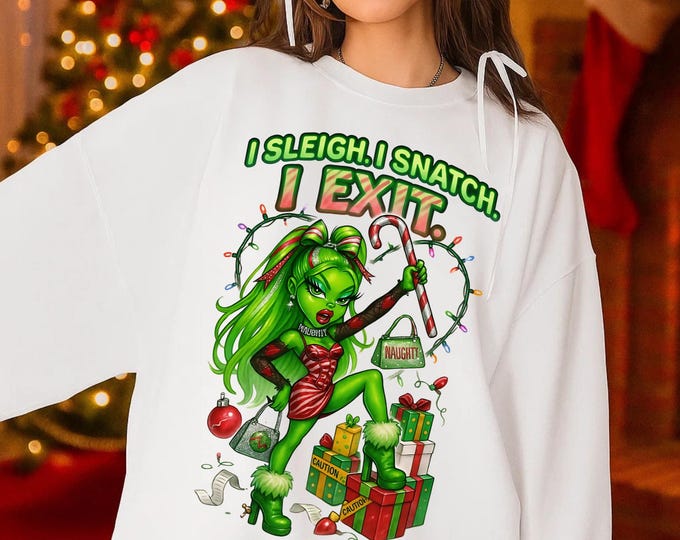 Festive Christmas Graphic Sweatshirt: Cozy Holiday Winter Wear