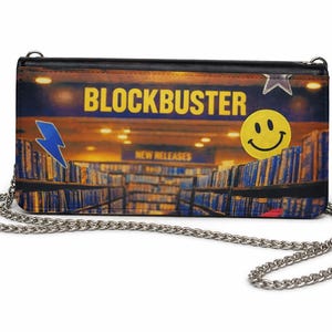 Blockbuster VHS Brieftasche Umhängetasche | Retro Nostalgie Film Geldbörse