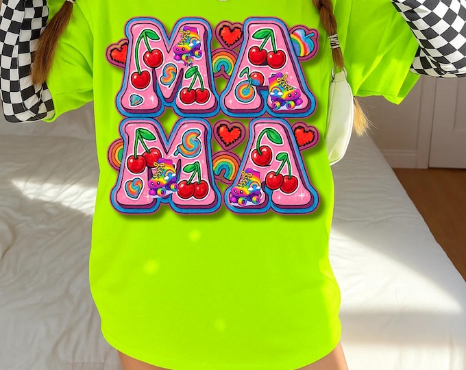 Parody Cute Mama Graphic Tee, Mother's Day Gift, Unisex Cotton Top, Casual Wear, Family T-Shirt