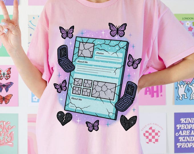 Parody Butterfly Graphic Unisex Heavy Cotton Tee, Casual Wear, Gift for Her, Summer Top, Butterfly Lover t-shirt