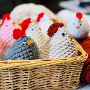 No-sew Chubby Chicken Crochet Pattern: Beginner Amigurumi Hen (PDF) - Etsy