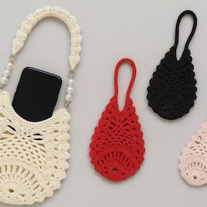Fish Bag Crochet Pattern: Wristlet & Crossbody Phone Pouch (PDF Download
