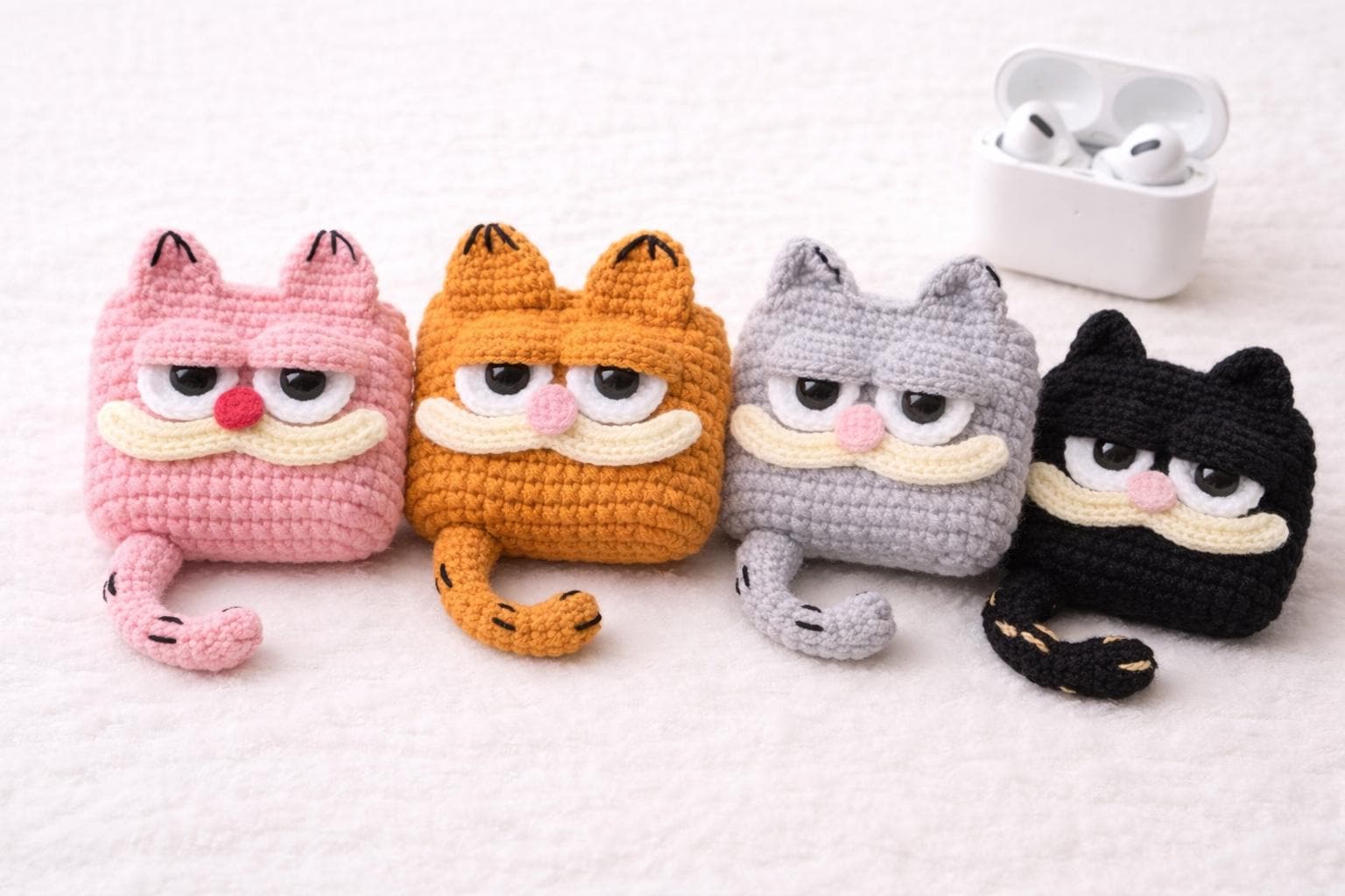 21 Garfield-Inspired Crochet Patterns for Amigurumi, Blankets, Gifts, and More 22 Garfield-Inspired Earphone Holder Keychain Pattern