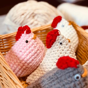 No-sew Chubby Chicken Crochet Pattern: Beginner Amigurumi Hen (PDF) - Etsy