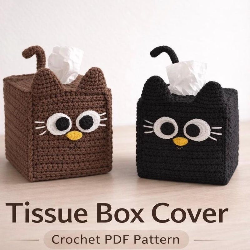 Kleenex Box Crocheted - Etsy