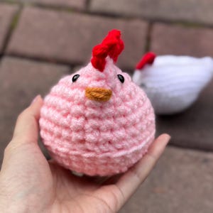 No-sew Chubby Chicken Crochet Pattern: Beginner Amigurumi Hen (PDF) - Etsy