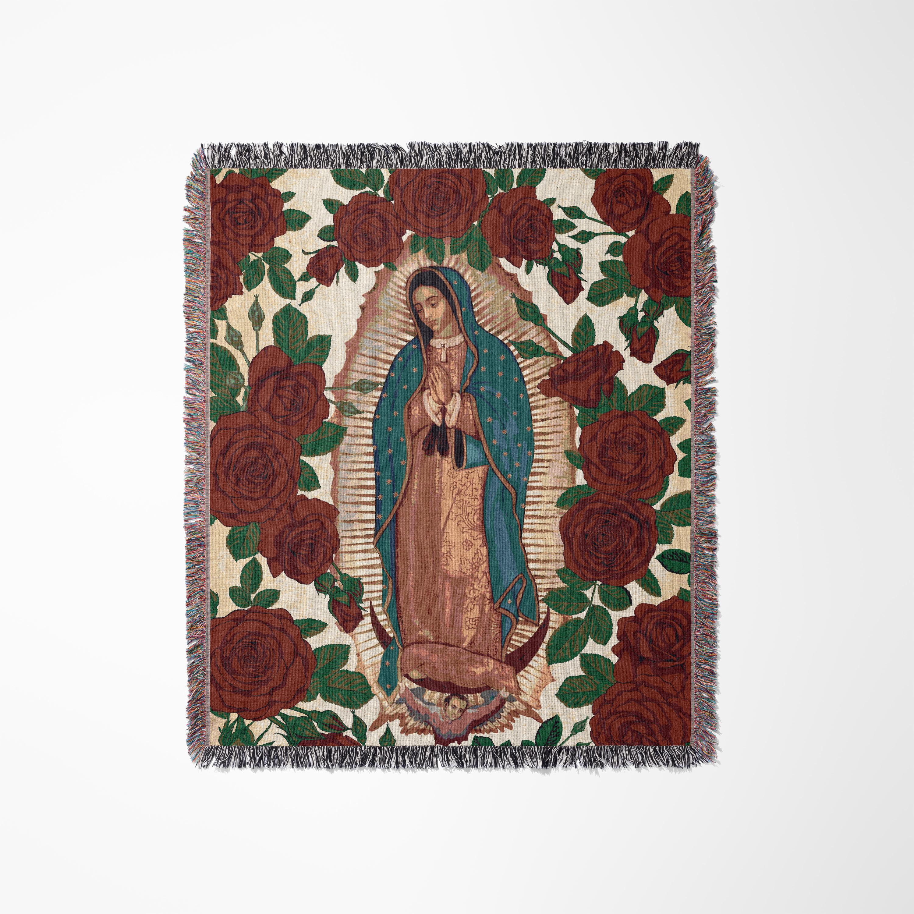 Our Lady Of The Angels Los Angeles Tapestries Mother Mary Tapestry